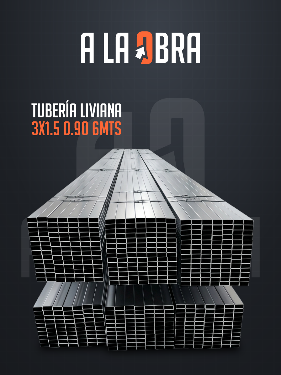 Tuberia 3X1.5 0.90 6MTS
