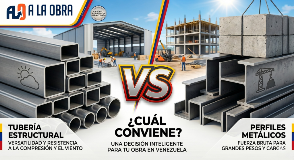 Tubería estructural vs perfiles metálicos: ¿cuál elegir?