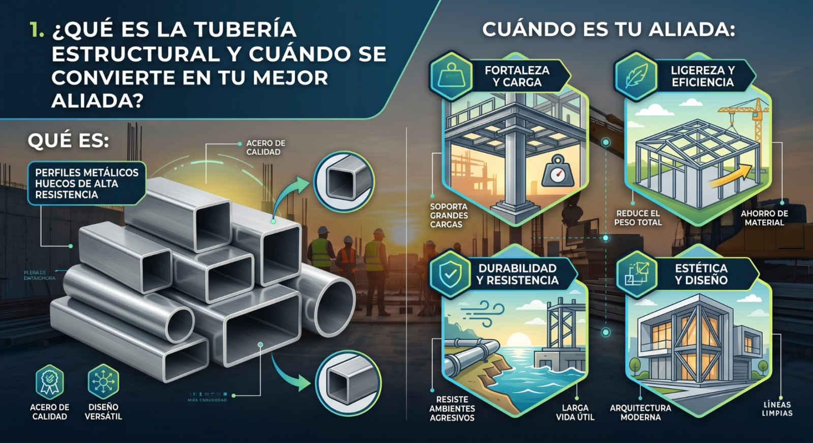 Tubería estructural vs perfiles metálicos Venezuela_ALAOBRAVENEZUELA