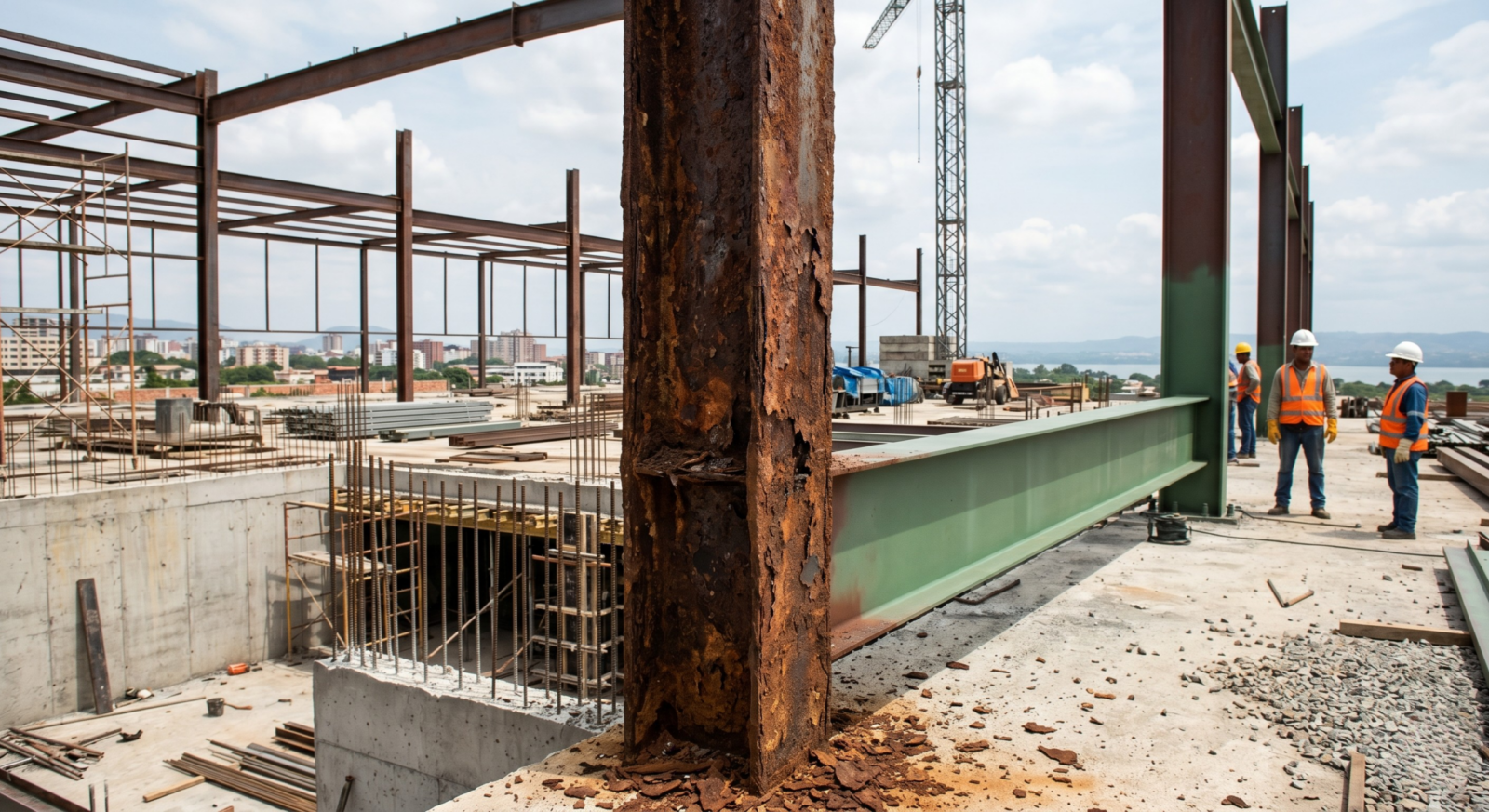 corrosión en estructuras metálicas