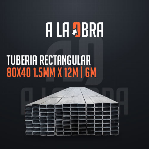 Comprar Tubería semi Estructural 80×40 Venta al Por mayor - Ferretería A La Obra
